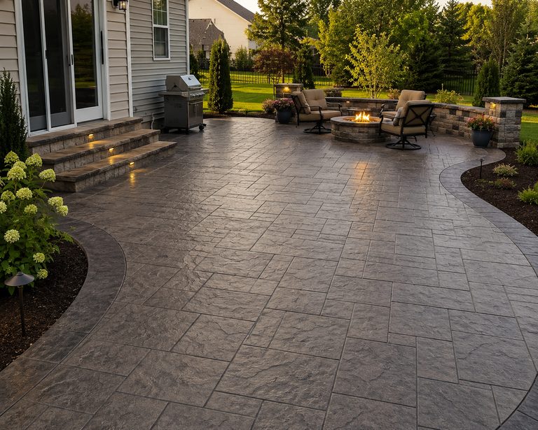 Stamped decorative concrete in Dickson, TN